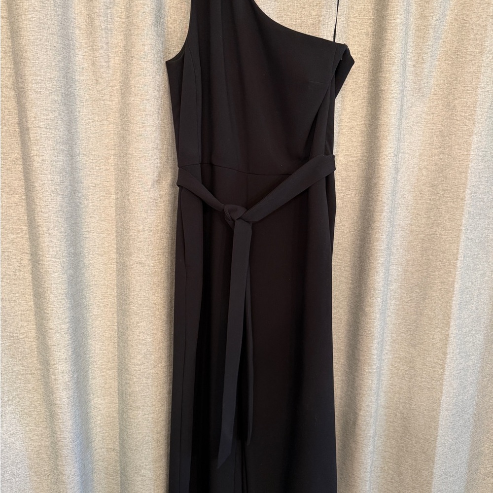 Banana Republic Black One-Shoulder Jumpsuit